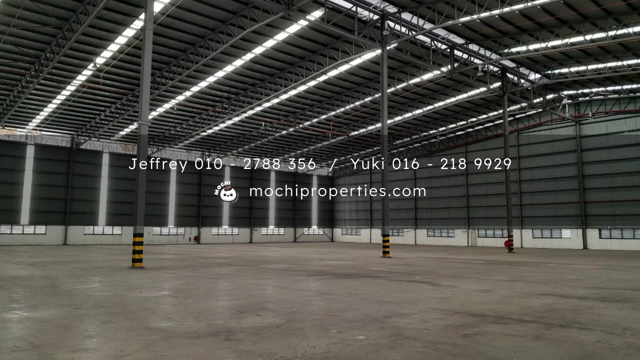Detached warehouse for rent, Klang