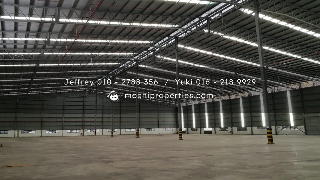 Detached warehouse for rent, Klang