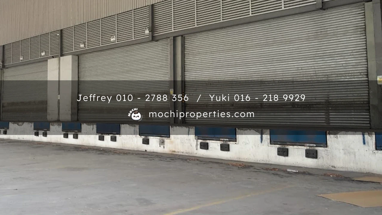 Detached warehouse for rent, Klang